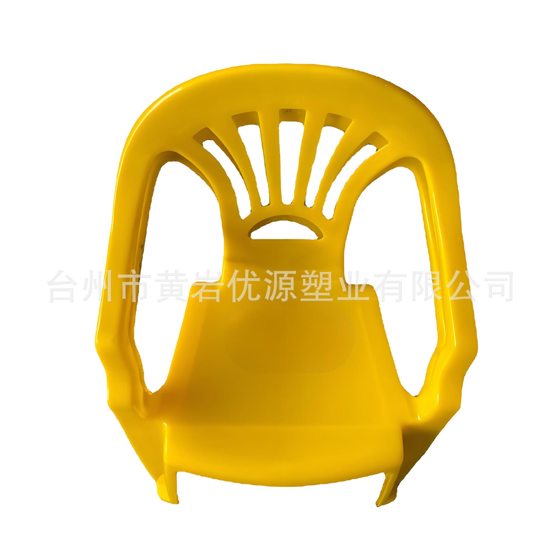 大排档塑料椅子模具加工塑料餐椅模具靠背椅子模具出口