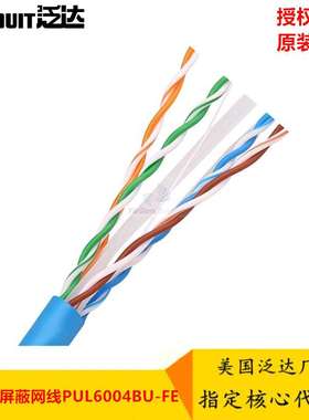 泛达PANDUIT 六类网线 PUL6004BU-FE非屏蔽双绞线铜缆线缆305米