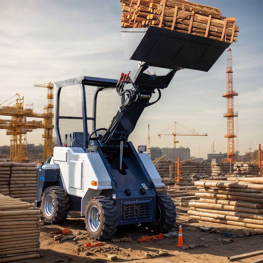 外贸出口HTL28铲车电动装载机 灵活操作一件发货农用电动铲粪车