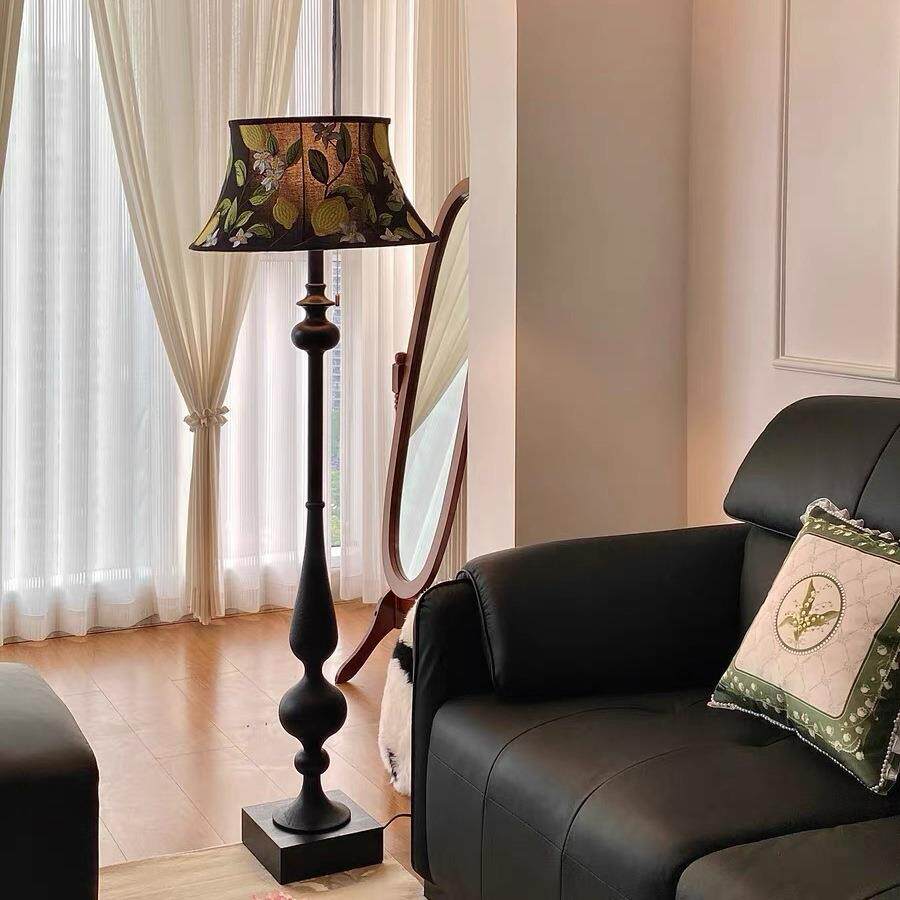新款南洋法式客厅卧室立式台灯美式新中式复古高级感中古落地灯