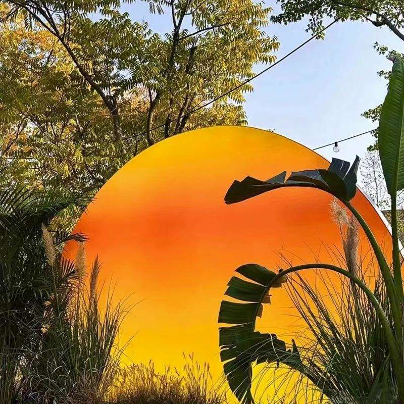 落日氛围灯流浪灯露营灯箱大型落日落日网红默认项万棵松文化传播