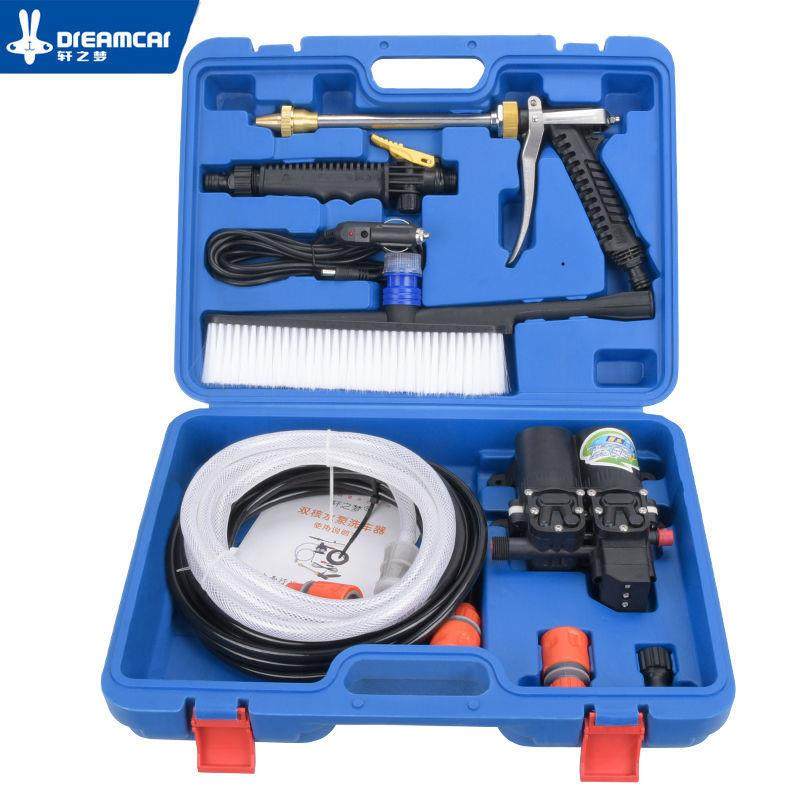 12v车载洗车机220V高压水枪家用便携洗车器刷车电动洗车水泵