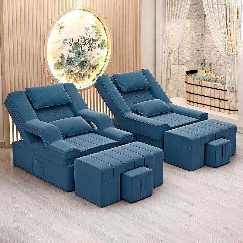 足疗沙发电动按摩床洗脚修脚美甲美睫沙发躺椅沐足采耳洗浴足疗床