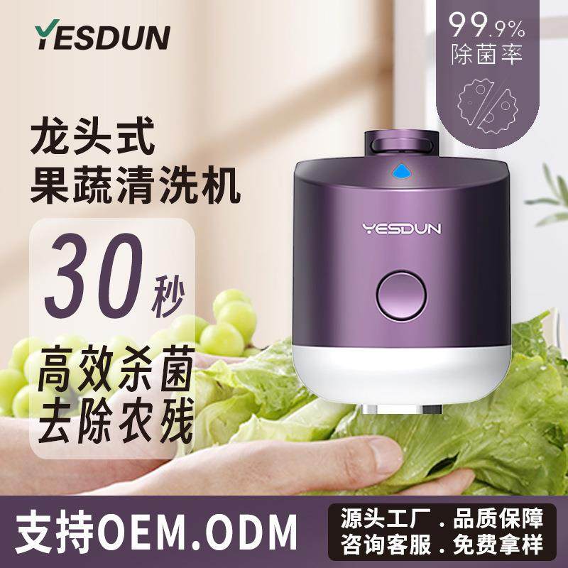 新款果蔬清洗净化器家用蔬菜消毒清洗机去除农残降解激素食材净化