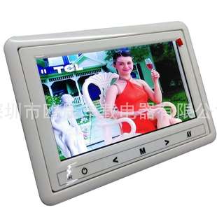 7寸1024x600车载显示器白色