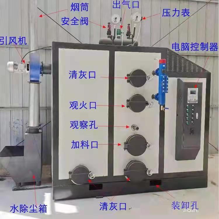 鲁通涂装设备封口机配套生物质锅炉 现货燃煤生物质蒸汽蒸发器