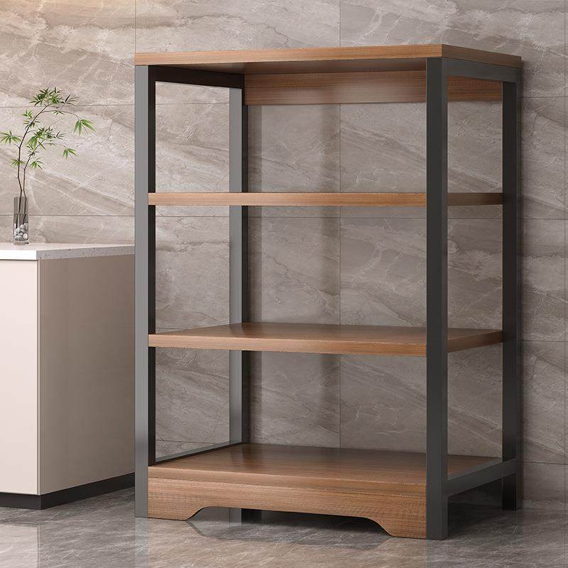 书架落地置物架桌旁收纳架办公室角落多层展示架子小型简易矮书柜