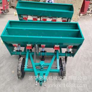 手扶车小麦稻谷播种机4-8行施肥播种一体小型农用蚕豆豌豆条播机