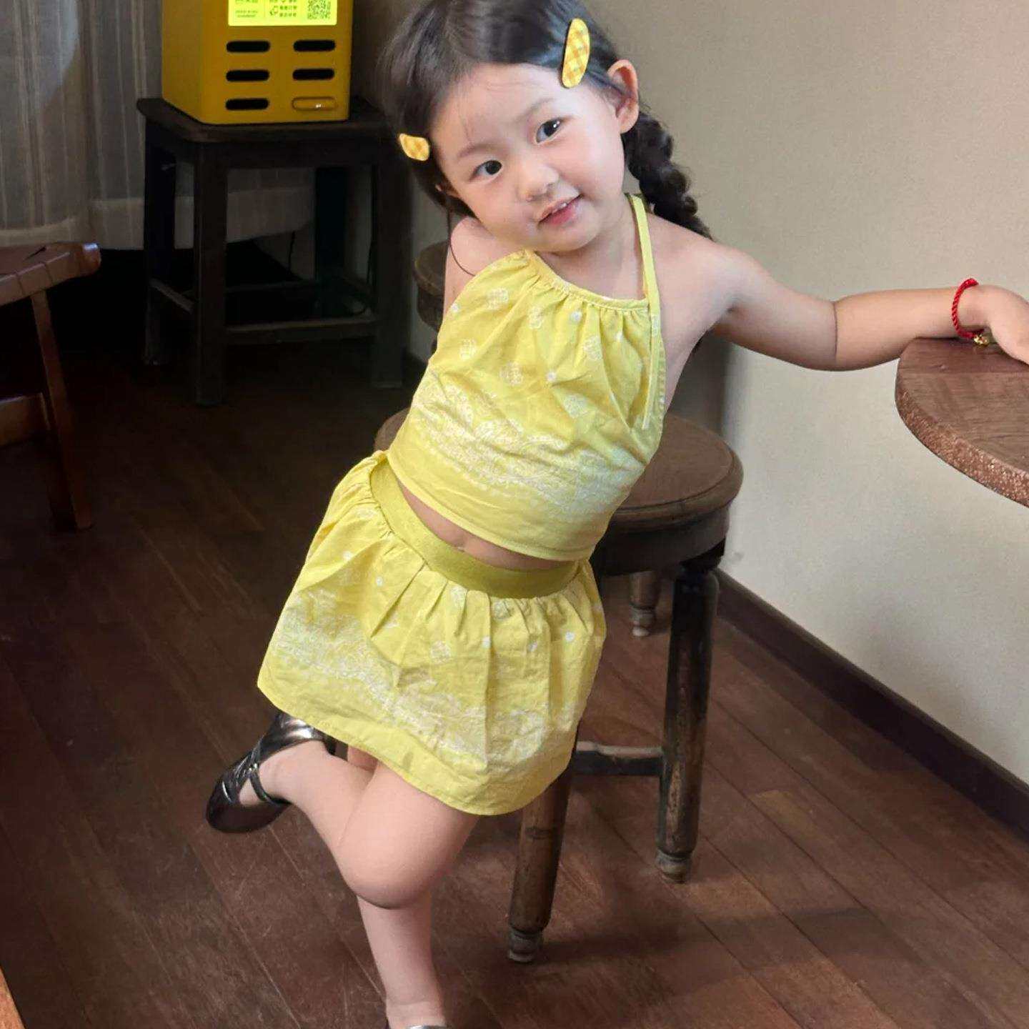 女童泳衣儿童夏季2025新款宝宝超好看时髦连体分体防晒速干泳装薄