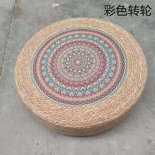 草编蒲团打坐垫草墩禅修垫拜佛地垫跪垫冥想坐垫地上打座蒲团垫