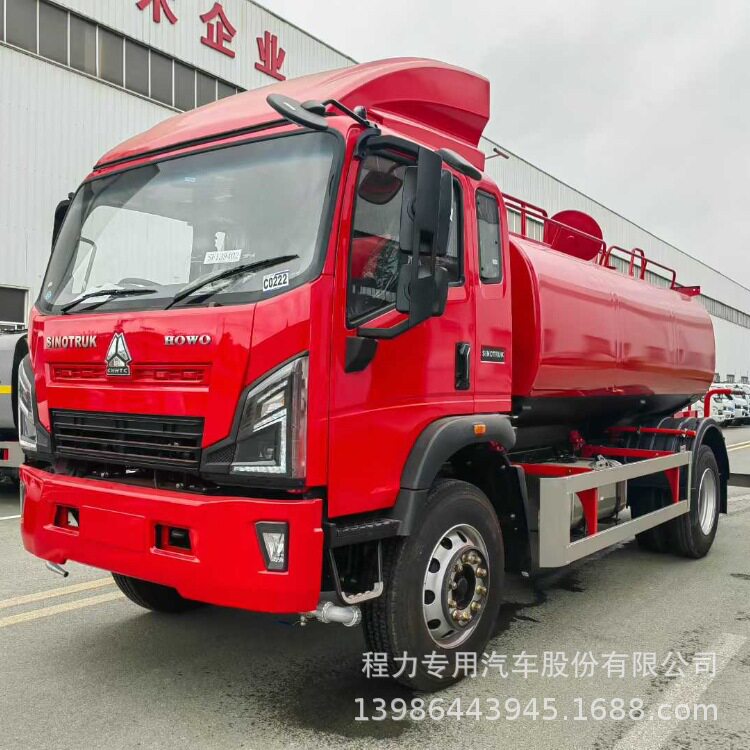 出口豪沃10方右舵洒水车