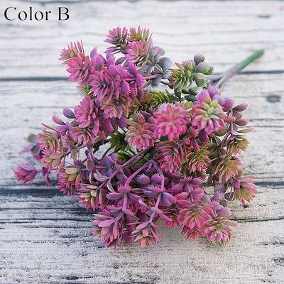 极速Plastic Succumlent plants artificial fall leaves flores