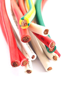 极速单支控制线RV10q平方单支软线 多股铜芯软电线黑色白色红色