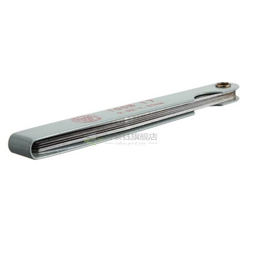 极速100mm Lengthl Metric Feeler Gauge 17 Blade Gap Filler 00