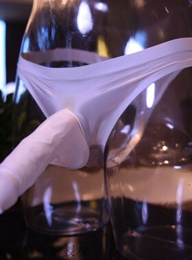 极速Mencs traceless JJ underwear sexy ice silk thong low wa