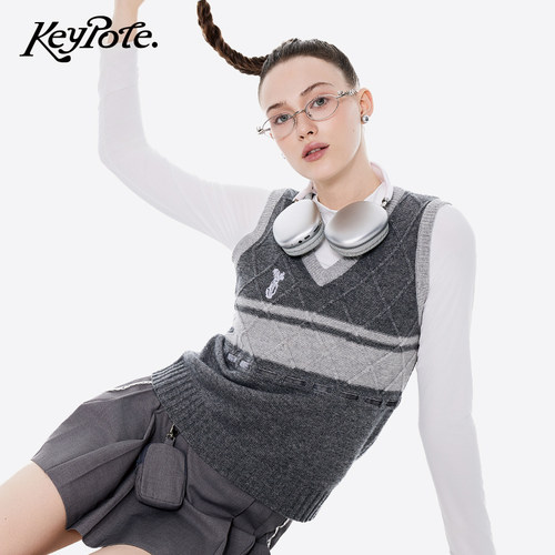 KeypoteGolf女士高尔夫针织背心