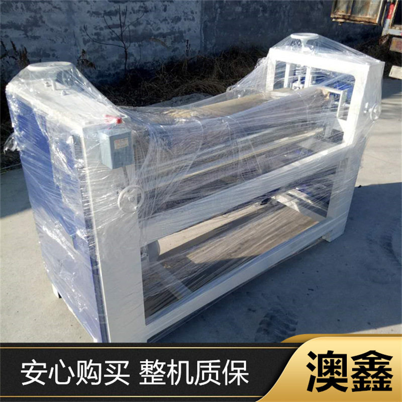 橱柜门板聚氨酯胶水涂胶机 速度快省人工 生态板白乳胶涂胶机涂胶