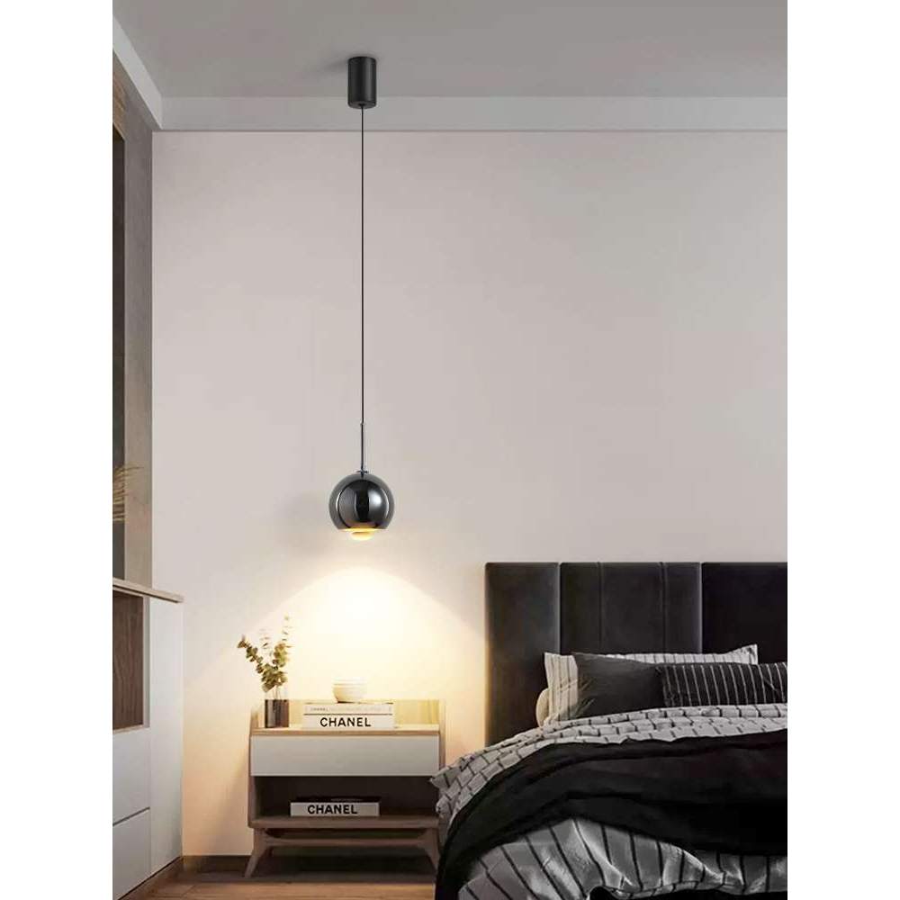 TF7NN1床头吊灯现代简约创意卧室小吊灯升降触摸开关角度调节玄关