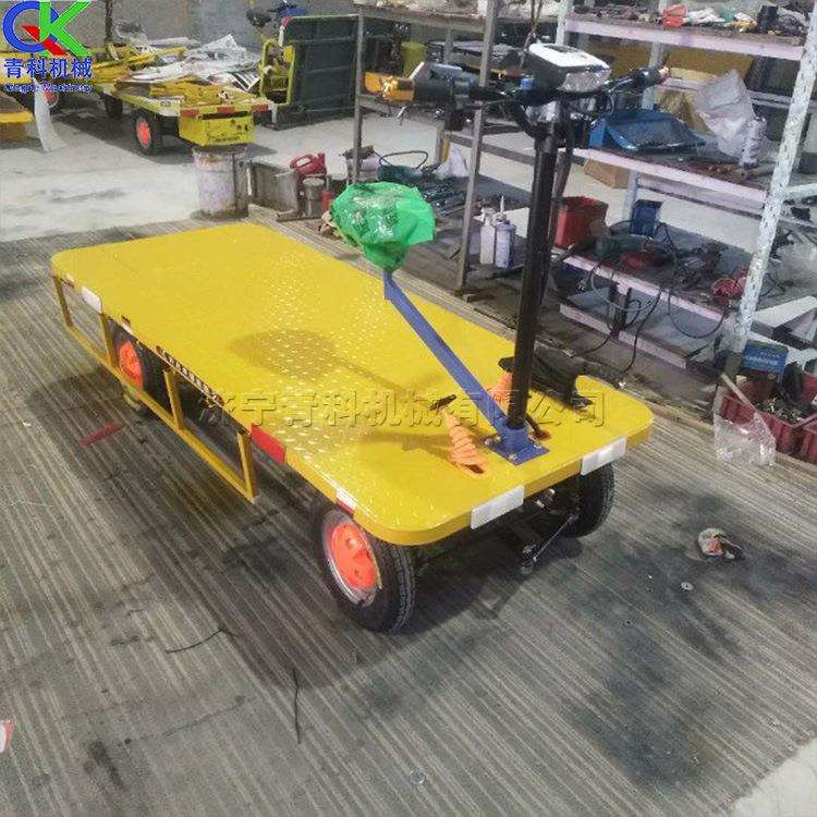 路桥工程电动平板运输车 小型电动托运车 铁路建设平板车