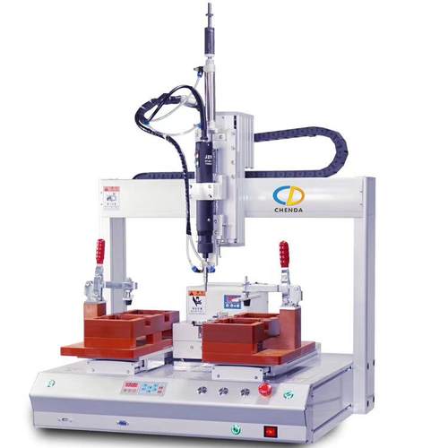 双工位吸附式自动上料拧螺丝机自动多头螺丝机在线式自动锁螺丝机