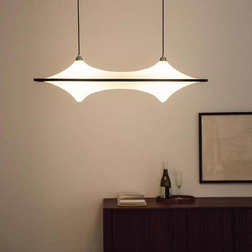 荷兰Static Plastic中古风餐厅吊灯吧台简约长条工作室书房护眼灯