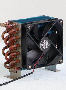 CP4X6X120散热器带接头带宝塔接头管翅片水冷散热器冷凝器