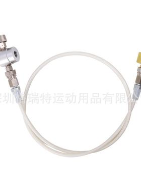 跨境亚马逊36英寸白色奶油管带泄气开关发泡器M11、M22螺纹气瓶头