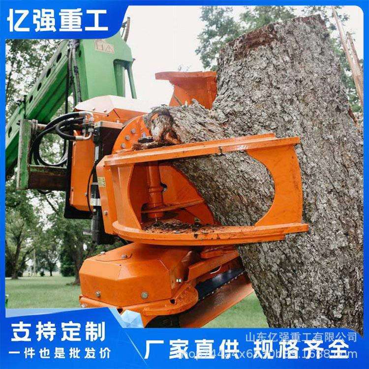 全自动伐木机毛竹林场砍伐机械 抓木机锯树木修剪去枝分段抱夹锯