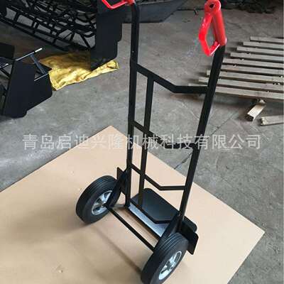 角铁老虎车折叠手推车拉货车拖车双轮小推车仓库搬运车两轮手推车