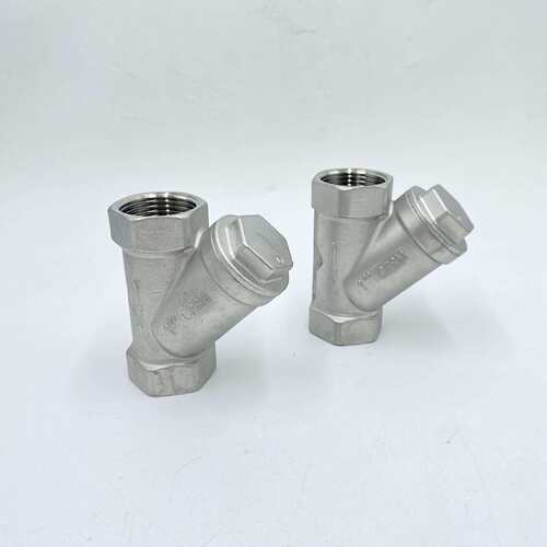 YG11H-16P 不锈钢过滤器 丝扣过滤器 Y型过滤器 内螺纹丝扣滤水器