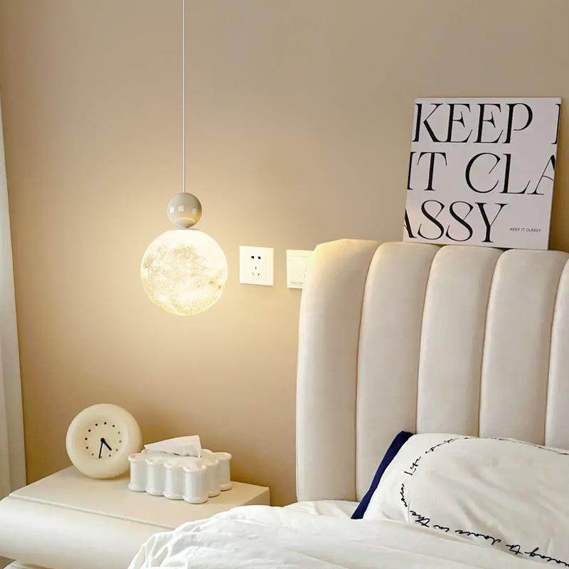北欧卧室床头吊灯玄关月球小吊灯网红简约餐厅灯奶油风网红餐吧灯,农机/农具/农膜,其它农用工具,淘宝优惠券,粉丝福利购,淘宝优惠卷