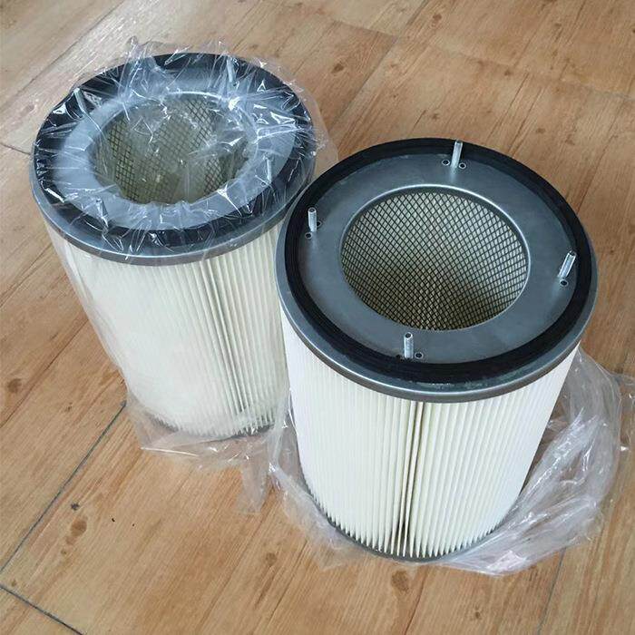 覆膜聚酯纤维无纺布覆膜防三防滤纸工业除尘器滤芯滤筒工厂使用