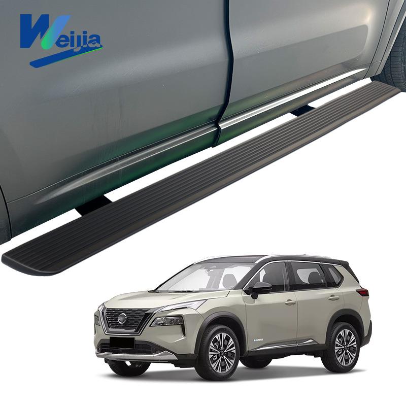 日.产奇骏电动踏板新逍客汽车伸缩迎宾脚踏板带灯智能踏板劲客