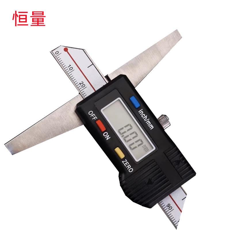 恒量0-150MM单钩/双钩头/针测头/细杆销售 数显深度卡尺