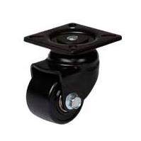 怡合达 J-CPM02-D75-NI 3寸黑色尼龙活动轮 负载600KG脚轮