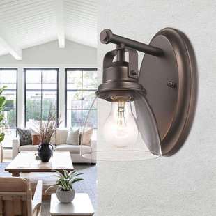 美式 复古壁灯双头梳妆台镜前灯客厅电视墙卧室床头跨境亚马逊ebay