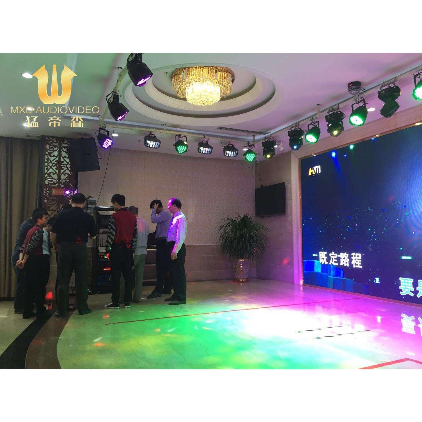 厂家零售专业音响设备 舞台演出15寸音箱声控舞台灯摇滚吧