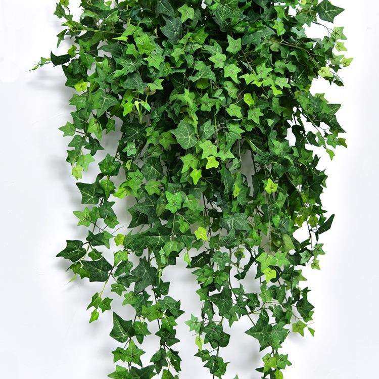 爬山虎墙壁挂装饰植物假花藤条藤蔓绿植塑料吊兰吊篮垂吊室内