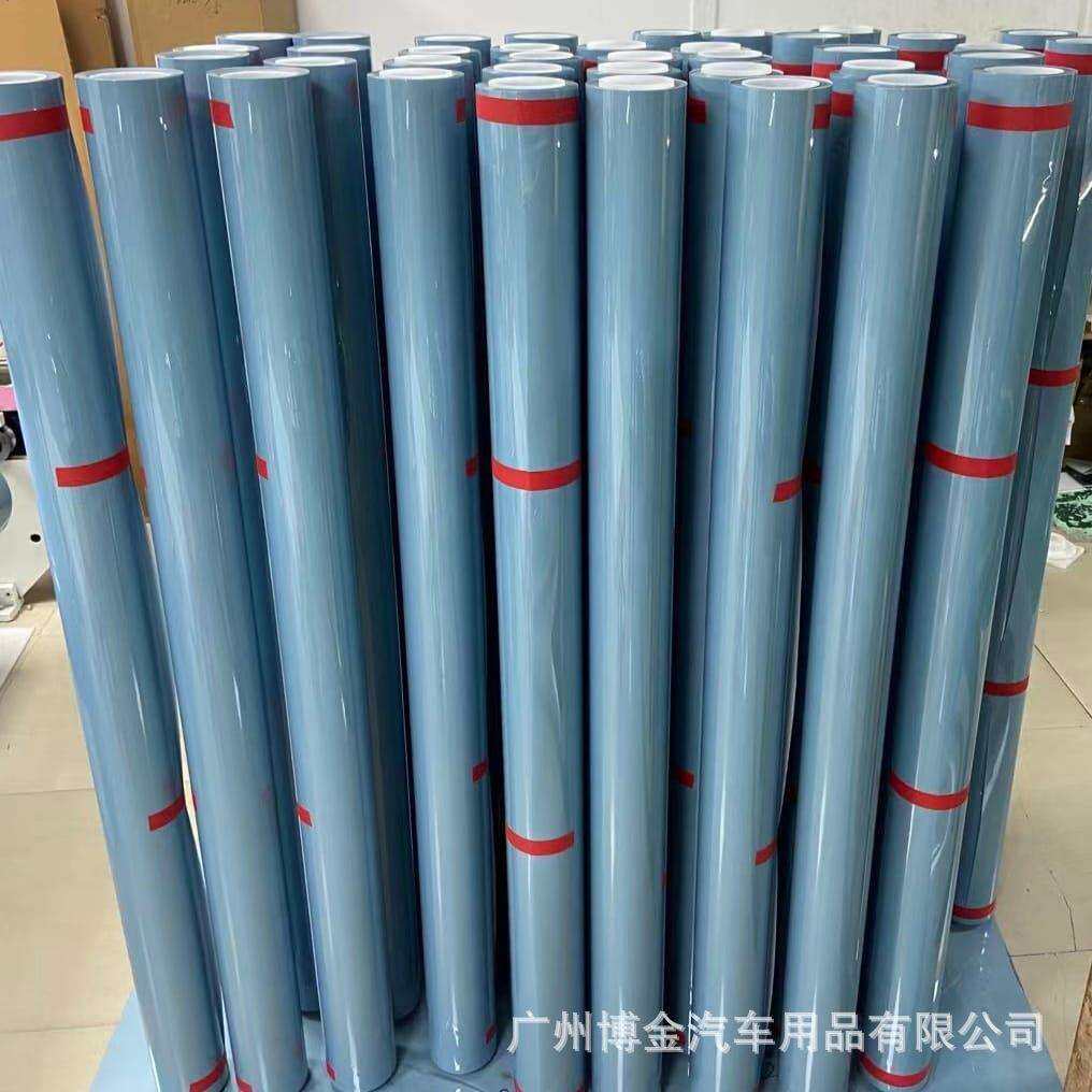 厂家直销热销TPU蓝色天窗玻璃隔热膜漆面保护膜防爆天窗冰甲