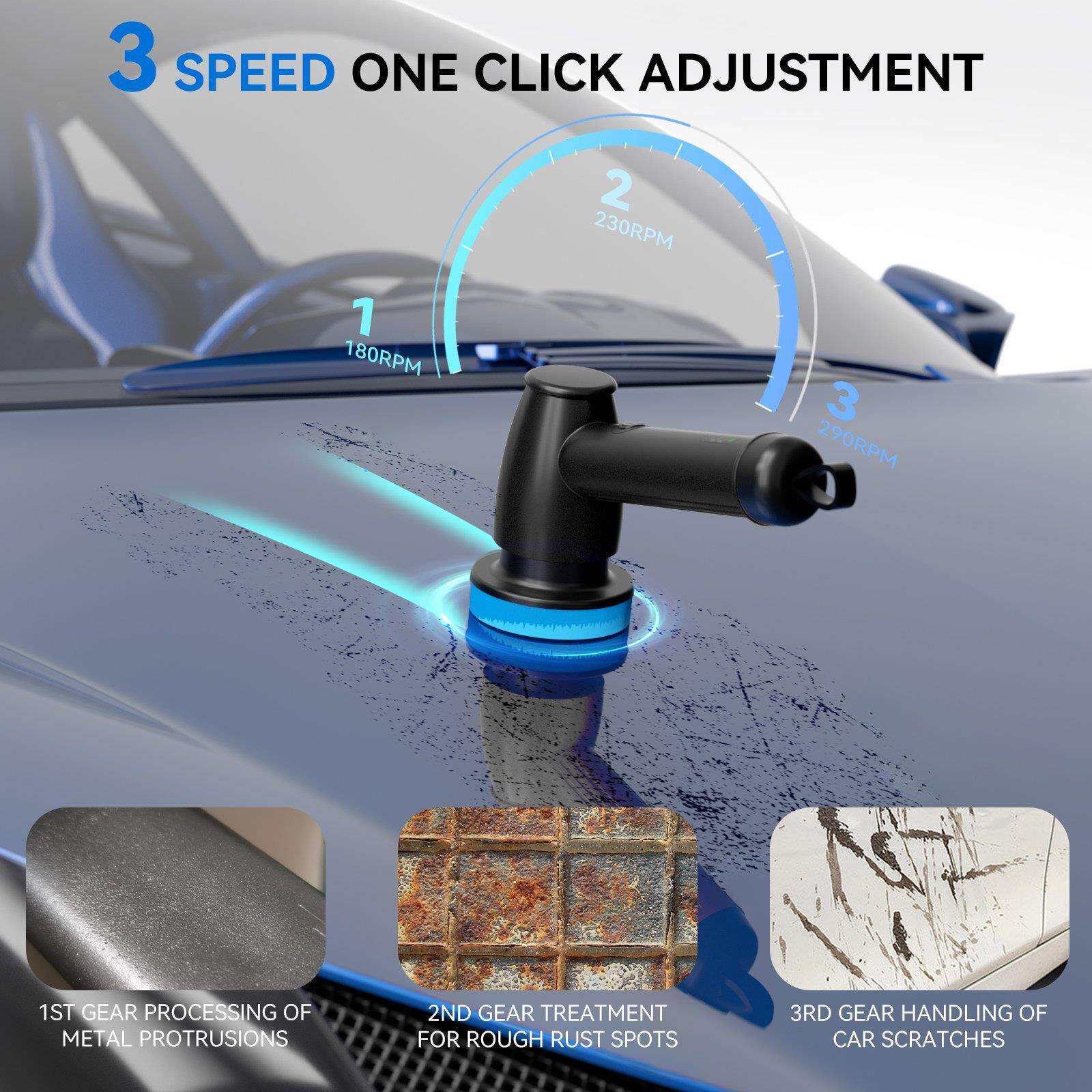 新品手持电动清洁刷洗碗灶台地板清洁刷通用汽车打蜡清洁刷打蜡机