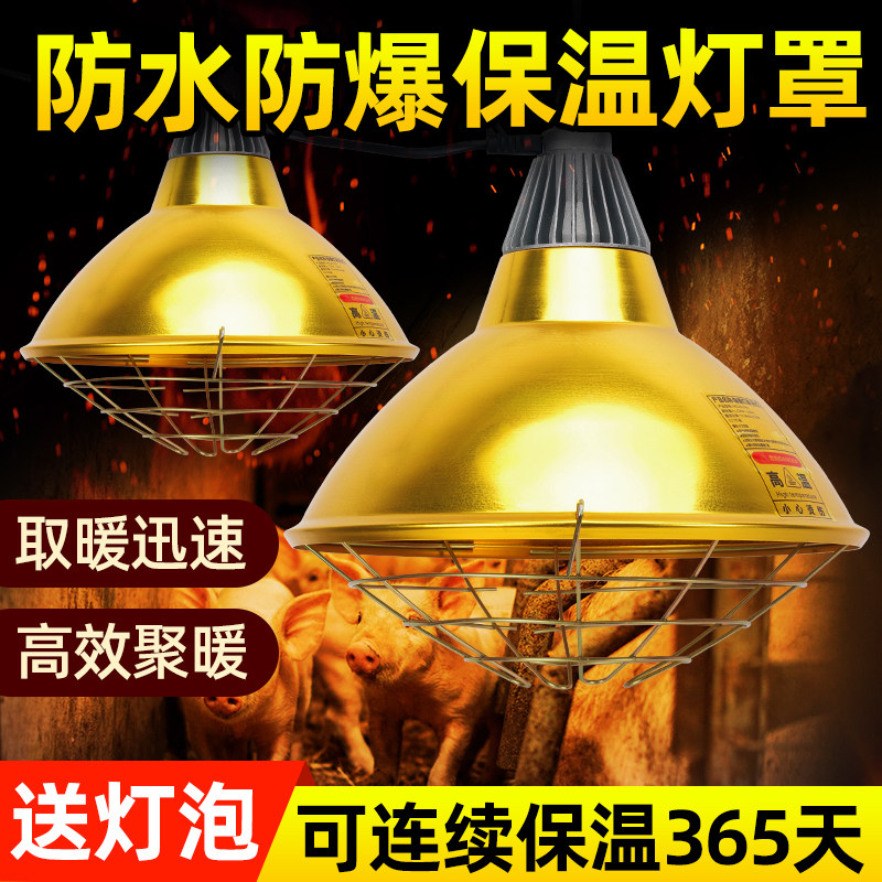 保温灯养殖场仔猪取暖灯罩小鸡育雏调温加热灯头升温保暖烤灯