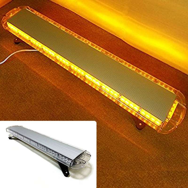 88LED长排警示灯 120cm 88led长排车顶爆闪警示灯频闪灯