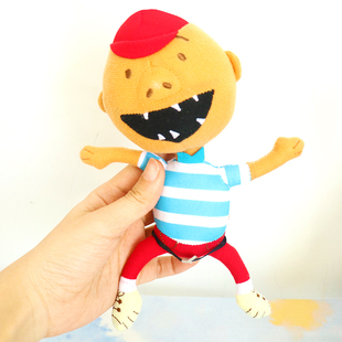 大卫不可以no david绘本故事公仔毛绒玩具卡通手偶娃娃安抚玩偶讲