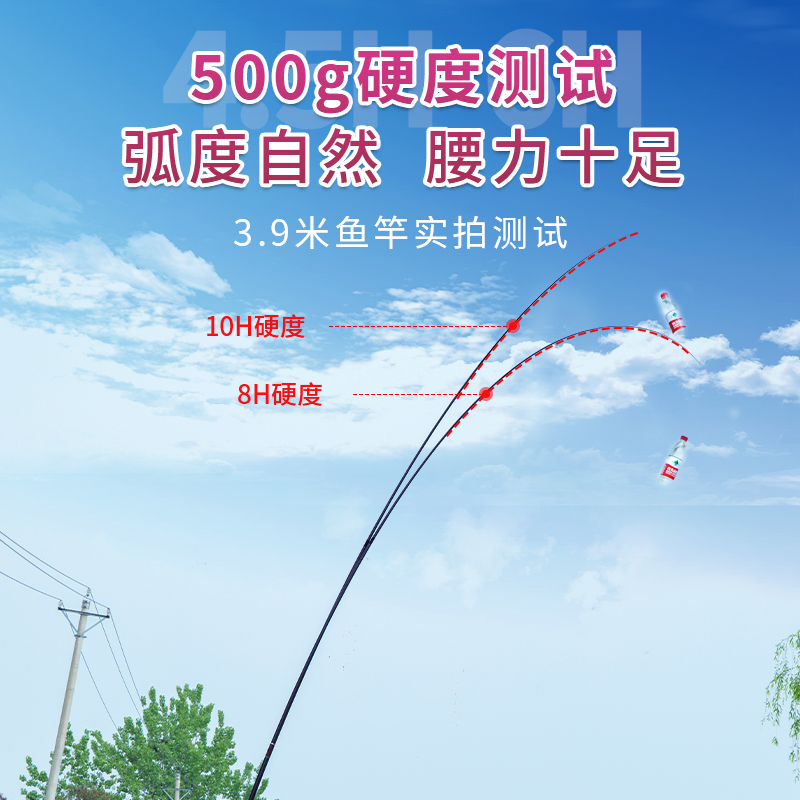 极速客友至爽小炮8h黑坑竿10h飞磕罗非竿鱼竿手杆超轻Z超硬台钓竿