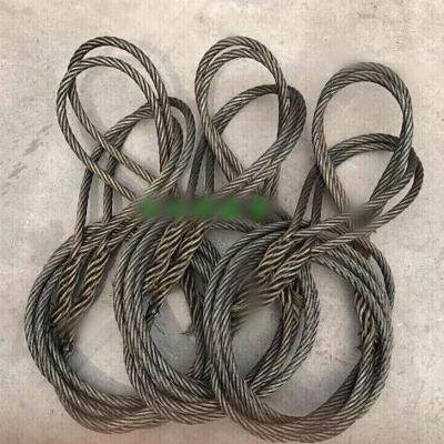 极速钢丝绳吊索具/起重工具/插编钢丝绳/纯手工钢T丝绳穿扣/钢丝