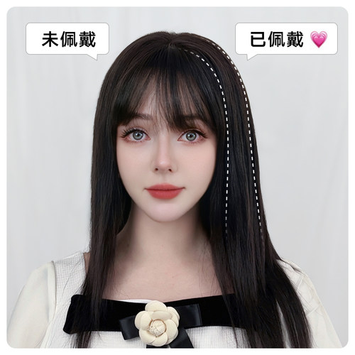 新品假发片增发量蓬松两侧u一片式隐形无痕接发仿真自然小片式直