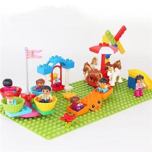极速Bg Buldng Blocks Compatble Slde SwngM Seesaw Park Playg