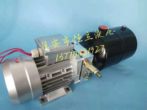 极速月台升降平台登车桥液压动力单F元液压泵油泵高度调节板电动