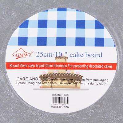 极速*5 Sizes Round Cake Dispxlay Board Stand Holder Strong B