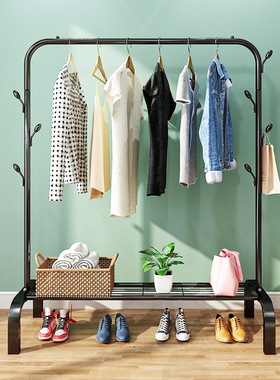 极速coat rack stand cloth holder hDat hanger wooden Hook han